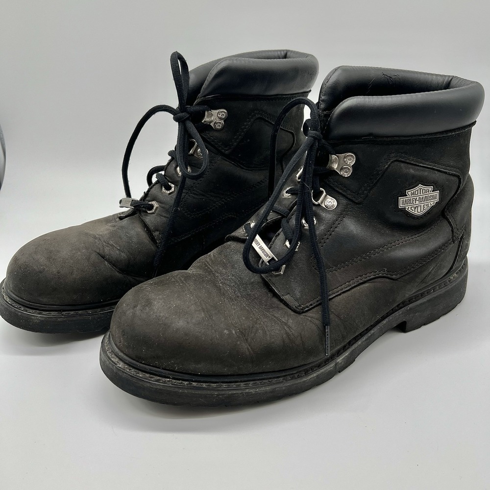 Harley-Davidson‎ Badlands Men's Motorcycle Boots Black US 12 (D91005)